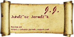 Juhász Jermák névjegykártya